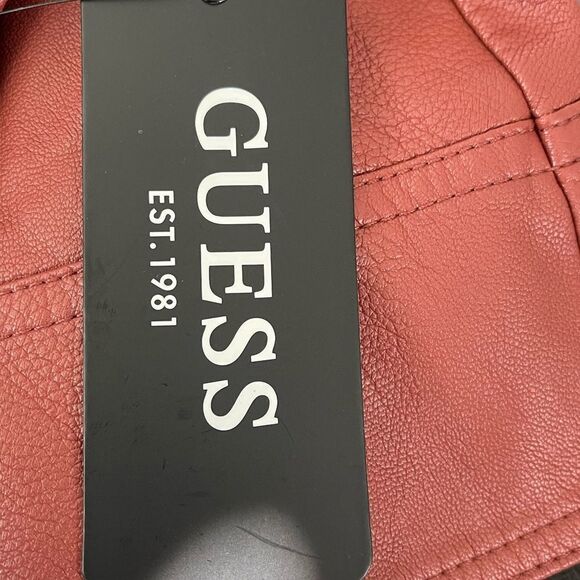 Guess Women's Faux Leather Biker Jacket - Picture 9 of 12